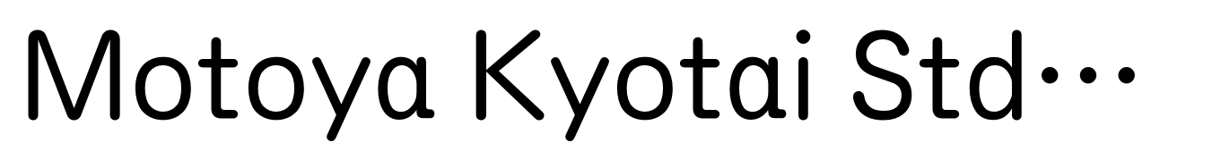 Motoya Kyotai Std-W4